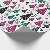 リトルフォレストブルゴーニュ – グリーン包装紙 ラッピングペーパー (角)