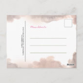 リトルフクロウ誕生日サンキュー ポストカード (裏面)