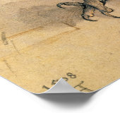 リトルフクロウ、1508年アルブレヒト・デュラー ポスター (角)