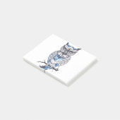 リトルフクロタトゥーフラッシュアイディア漫画フクロウ ポストイット (アングル)