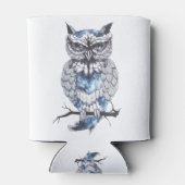 リトルフクロタトゥーフラッシュアイディア漫画フクロウ 缶クーラー (裏面)