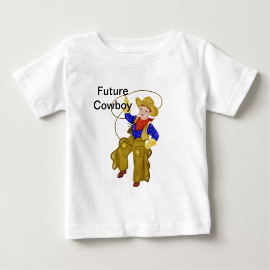 リトルフューチャーカウボーイ ベビーTシャツ (正面)