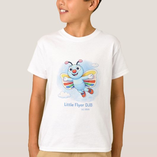 リトルフライヤー DJB Tシャツ (正面)