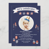 リトルフラッカーフォト招待状 招待状 (正面/裏面)