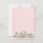 リトルフラワーズ招待状 招待状 (裏面)