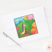 リトルフラワー – リシューの聖テレーズ スクエアシール (封筒)