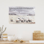 「リトルフロック(クリスチャン)」プリント ポスター (キッチン)