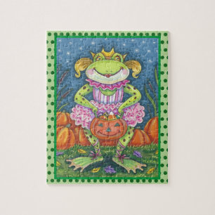 リトルフロッグバレリーナプリンセスハロウィーンパズル ジグソーパズル