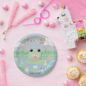 リトルフロッグポンドの子供の誕生日 ペーパープレート (パーティー)