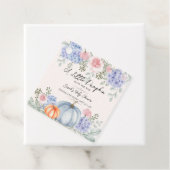 リトルフローラパンプキンハロウィーン秋ベビーシャワー フェイバータグ (インサイチュ)