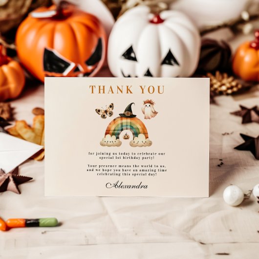 リトルブウエスタンファースト誕生日 サンキューカード