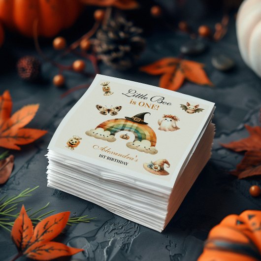 リトルブウエスタンファースト誕生日 スタンダードカクテルナプキン