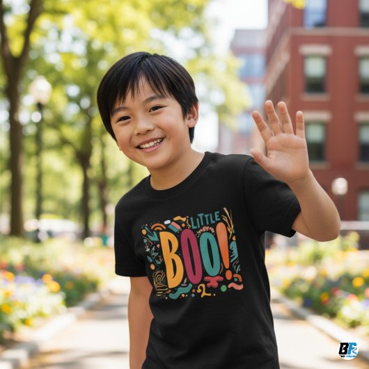 リトルブオレンジブラックハロウィンファミリーマッチング Tシャツ