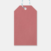 リトルブカボプキンハロウィンベビーシャワーメッセージカード ギフトタグ (裏面)