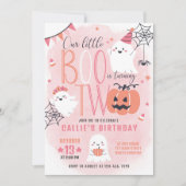 リトルブターニング2誕生日 招待状 (正面)