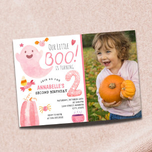 リトルブツーハロウィン誕生日 招待状