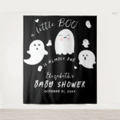 リトルブドゥーレ幽霊ハロウィーン赤ちゃんシャワー タペストリー (正面)