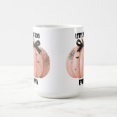 リトルブハロウィンパーソナライズされたパンプキン コーヒーマグカップ (中央)