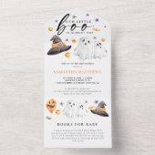 リトルブハロウィンブズベビー オールインワン招待状 (内側)