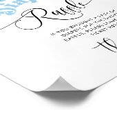 リトルブハロウィンブルーおむつラッフル ポスター (角)