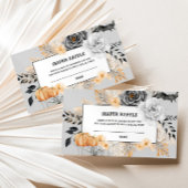 リトルブハロウィーンおむつラッフルエンクロージャカード エンクロージャーカード