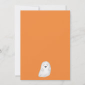 リトルブハロウィーンオレンジスプオキー1歳 招待状 (裏面)