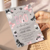 リトルブハロウィーンガールベビーシャワー 招待状