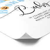 リトルブハロウィーンブルーブズベビー ポスター (角)