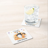 リトルブハロウィーンベイビーシャワー紙コースター スクエアペーパーコースター (インサイチュ)