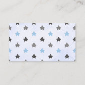 リトルブハロウィーンベビーシャワーおむつラッフル エンクロージャーカード (裏面)