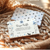 リトルブハロウィーンベビーシャワーおむつラッフル エンクロージャーカード