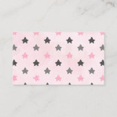 リトルブハロウィーンベビーシャワーおむつラッフル エンクロージャーカード (裏面)