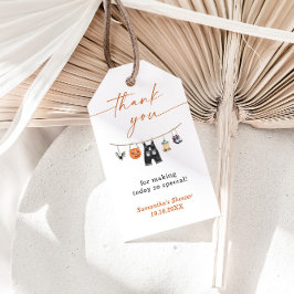 リトルブハロウィーンベビーシャワーメッセージカード ギフトタグ