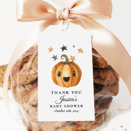 リトルブハロウィーンベビーシャワーメッセージカード ギフトタグ