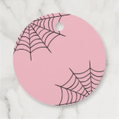 リトルブハロウィーンベビーシャワーメッセージカード フェイバータグ (裏面)