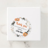 リトルブハロウィーンベビーシャワーメッセージカード フェイバータグ (インサイチュ)