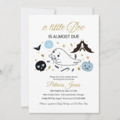 リトルブハロウィーンベビーシャワー招待状 サンキューカード (正面)