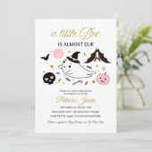 リトルブハロウィーンベビーシャワー招待状 サンキューカード (スタンド正面)