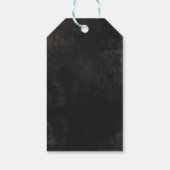 リトルブハロウィーンボウタイ幽霊誕生日パーティー ギフトタグ (裏面)