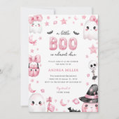 リトルブハロウィーン幽霊ベビースワーア 招待状 (正面)