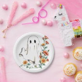 リトルブハロウィーン幽霊、ハロウィーン、幽霊、 ペーパープレート (パーティー)