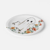 リトルブハロウィーン幽霊、ハロウィーン、幽霊、 ペーパープレート (アングル)