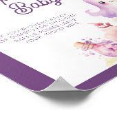 リトルブハロウィーン秋フローラブックベビー ポスター (角)