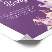 リトルブハロウィーン秋フローラブックベビー ポスター (角)