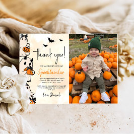 リトルブハロウィーン誕生日 サンキューカード