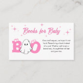 リトルブハロウィーン赤ちゃんシャワーベビー エンクロージャーカード (正面)