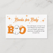 リトルブハロウィーン赤ちゃんシャワーベビー エンクロージャーカード (正面)