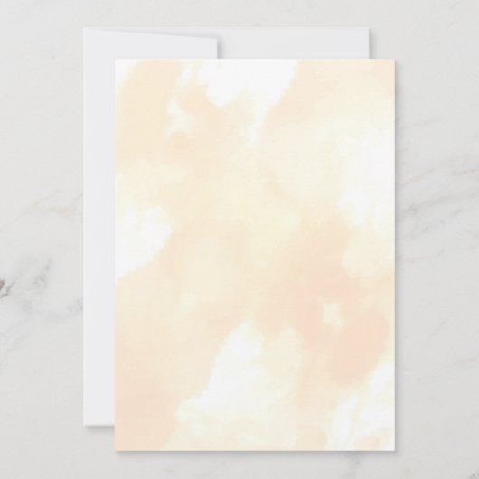 リトルブハロウィーン1歳の誕生日 招待状 (裏面)