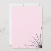 リトルブピンクボウベビーシャワー招待状 招待状 (裏面)