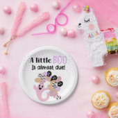 リトルブピンク幽霊ガールズベビーシャワー紙Pla ペーパープレート (パーティー)